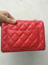 New women Fashion European Style Soft Genuine Leather Chain Shouder Bag crossbody mini bag 98cm