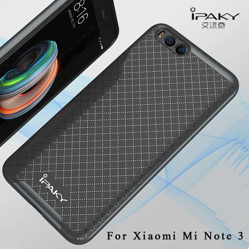Чехол для xiaomi mi note 3 оригинальный бренд iPaky чехол армированная рамка из