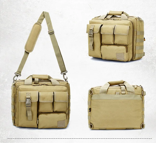Tactical Messenger Bag, Tactical Briefcase for Man Military Laptop Bag  Messenger Shoulder Bag