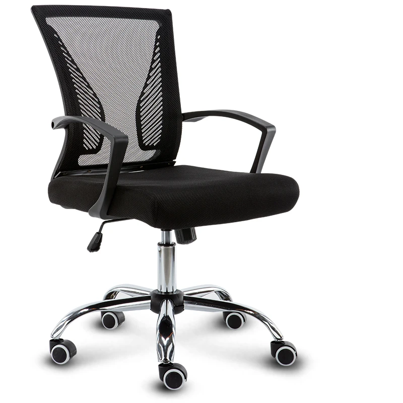 Simple Modern Portable Household Office Chair Breathable Mesh Cloth Leisure Computer Gaming Chair M