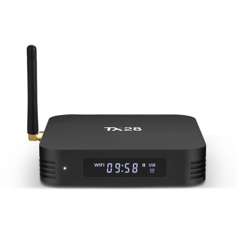 Wechip TX28 телеприставки 4 ГБ/32 ГБ 4 К Android ТВ box 7,1 RK3328 4 ядра 100 м LAN 2,4 г/5 ГГц Wi-Fi BT4.1 H.265 HDR10 Smart ТВ коробка