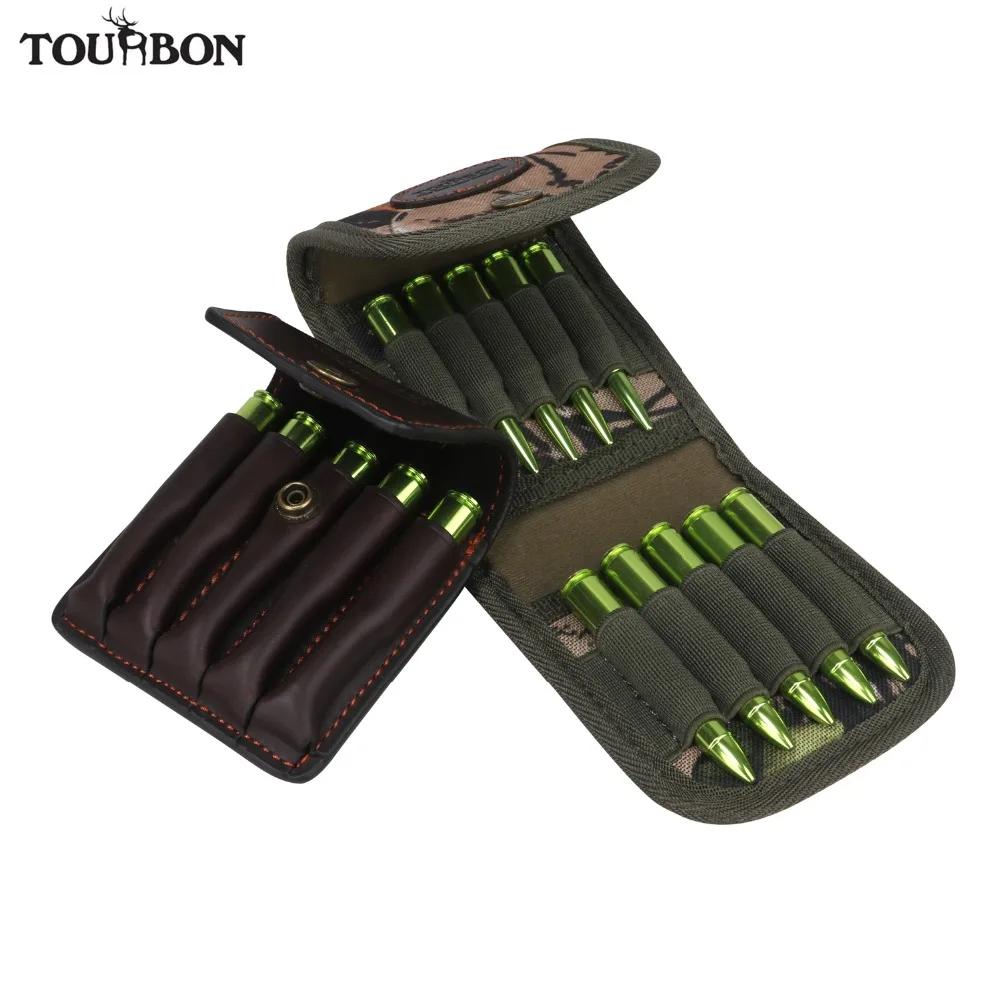Tourbon Hunting Gun Accessories Rifle Cartridges Holder Camo Ammo