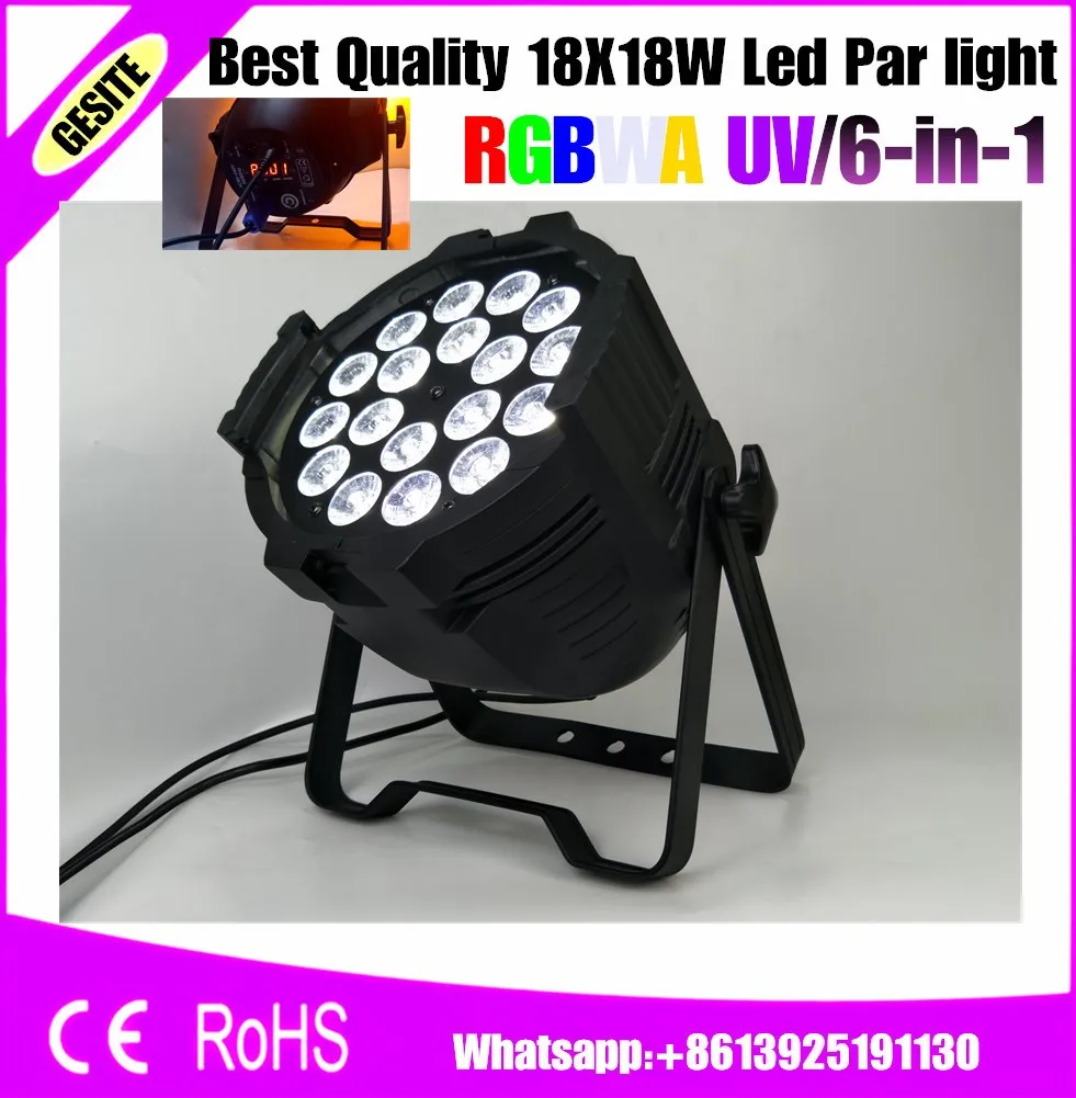 4 шт./лот American DJ Pro RGBWAUV Led PAR 54 CAN DMX Control 4/8 18 шт.|dmx controller|led par 54par |