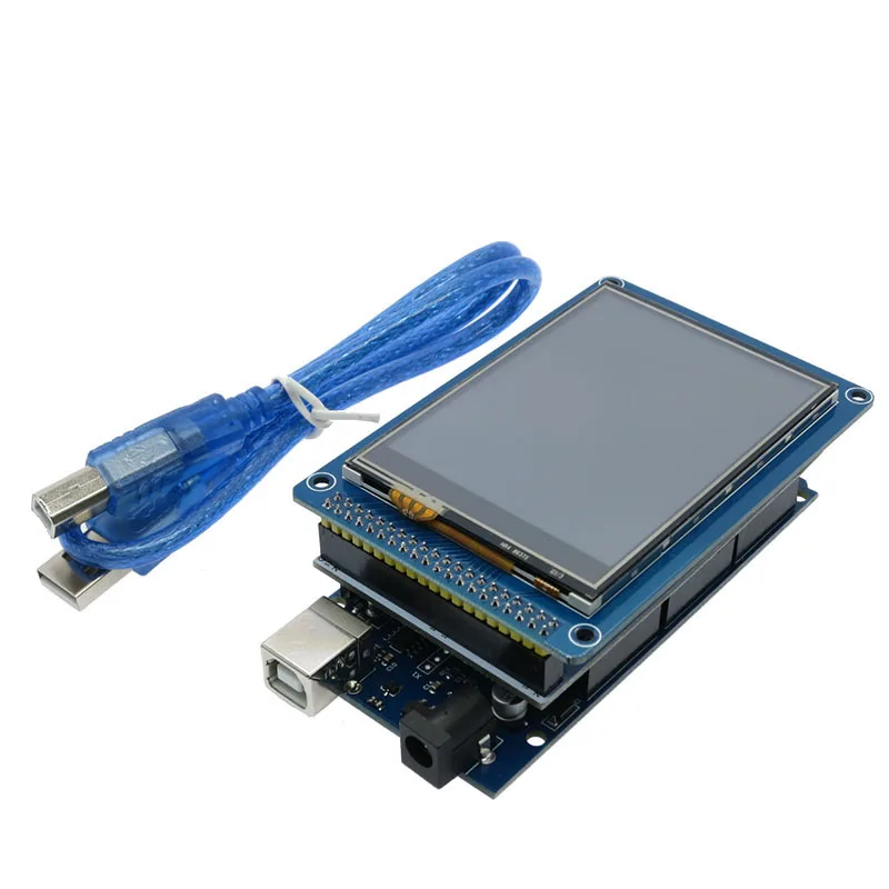 3," TFT lcd сенсорный+ TFT 3,2 дюймовый экран+ Мега 2560 R3 с usb кабелем для Arduino комплект