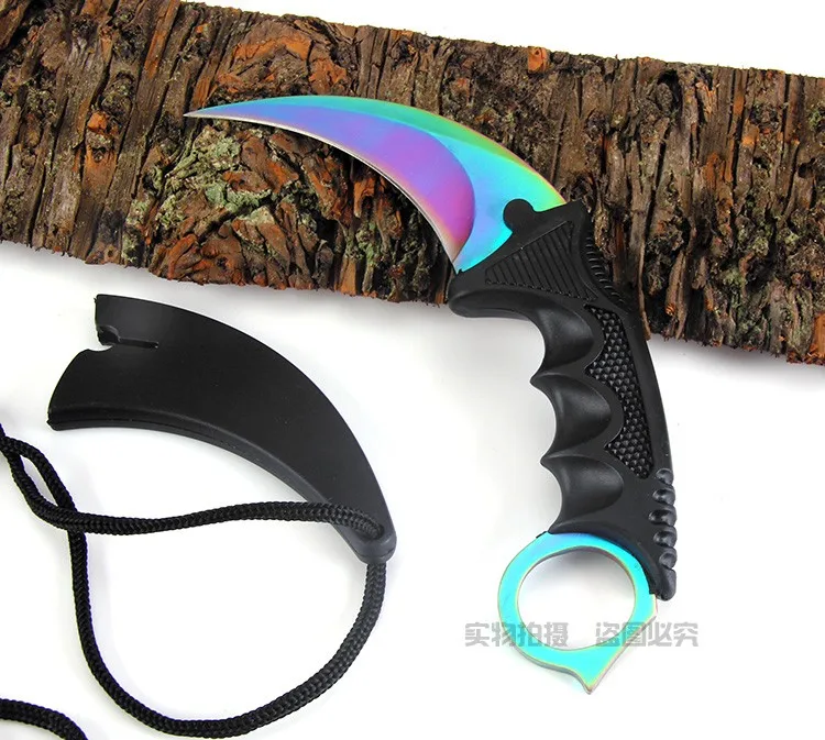 Как выглядит настоящий керамбит CS Go ма-4019 Karambit исчезают нож Counter Strike csgo коллекционные Karambit к