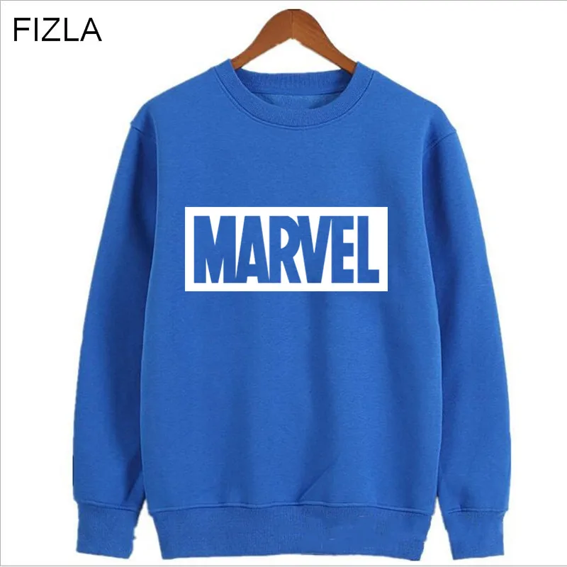 FIZLA бренд супер герой Marvel толстовки с принтом Модные мужские и женские пуловеры горячая распродажа Осенние и зимние мужские спортивные костюмы