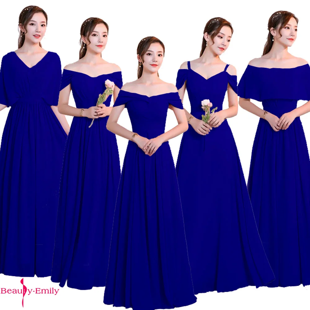 Beauty Emily فستان وصيفة العروس فستان سهرة بأكتاف عارية وظهر مفتوح مجموعة جديدة Bridesmaid Dresses Aliexpress