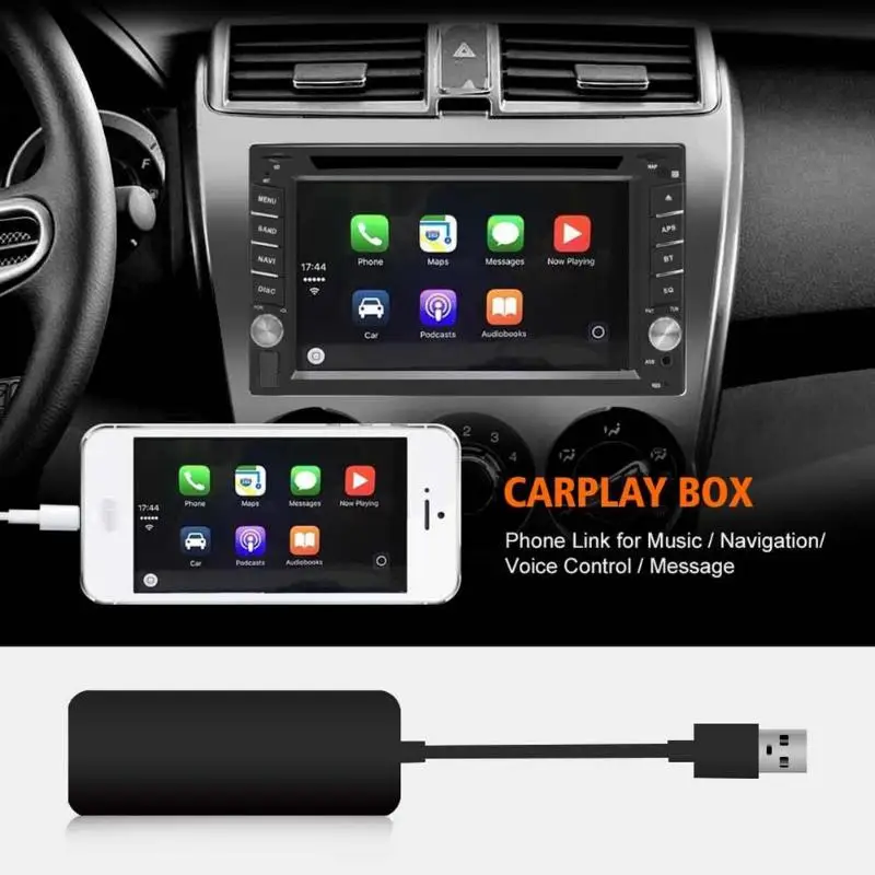 VODOOL 12 V Smart Link USB ключ для Apple iOS CarPlay навигационная система для Android MP5 плеер головное устройство для iPhone Android смартфон