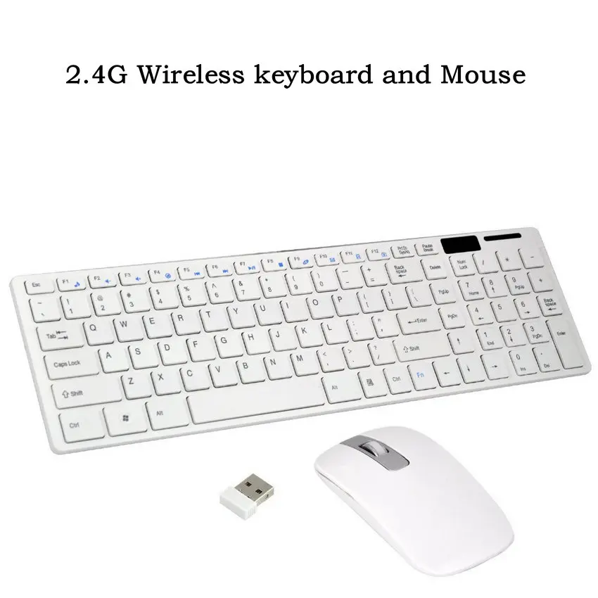 2.4G Wireless Russian Keyboard and Mouse Arabic Hebrew