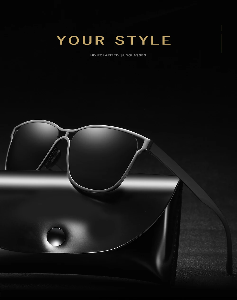 Солнцезащитные очки Мужские поляриодные бредовые дизайнерские солнцезащитные очки для мужчин вождения очки мужские сплав высокого качества gafas de sol hombres