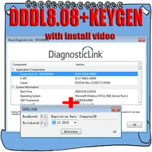 Горячая Детройт дизельное диагностическое соединение V8.08 DDDL 8,08+ Keygen Active+ Поиск и устранение неисправностей данных+ установка видео