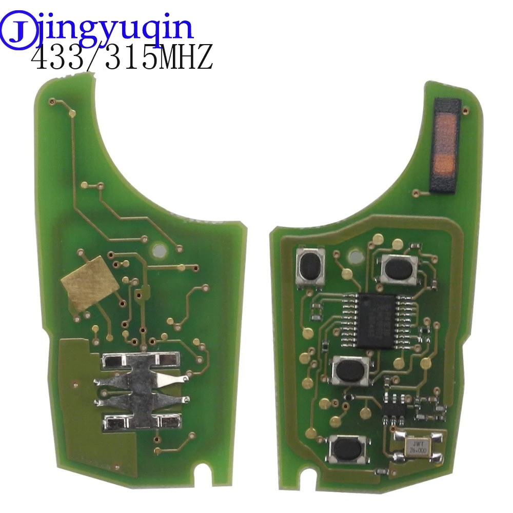 Jingyuqin 2/3/4 пуговицы 315/434 МГц сигнализации автомобиля дистанционного кнопочная плата электронным замком для Chevrolet Malibu Cruze Aveo Spark Sail