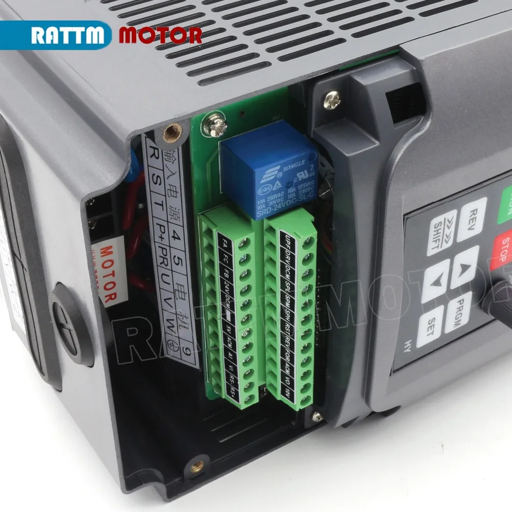 US $112.20 220v Or 380v 22kw Vfd Inverter Variable Frequency 1 Phase Or 3 Phase Input 3hp Output With 2m Cable Cnc Motor Speed Control