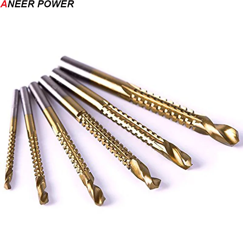Details about   Twist Drill Bit Set 5 pcs Carbide For Stainless Steel Iron Cutting Drilling New 