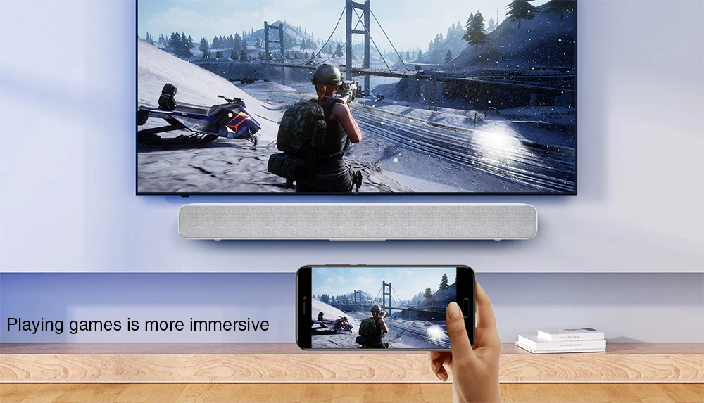 Xiaomi Bluetooth ТВ звуковая панель беспроводной динамик Саундбар поддержка оптический SPDIF AUX in для домашнего кинотеатра