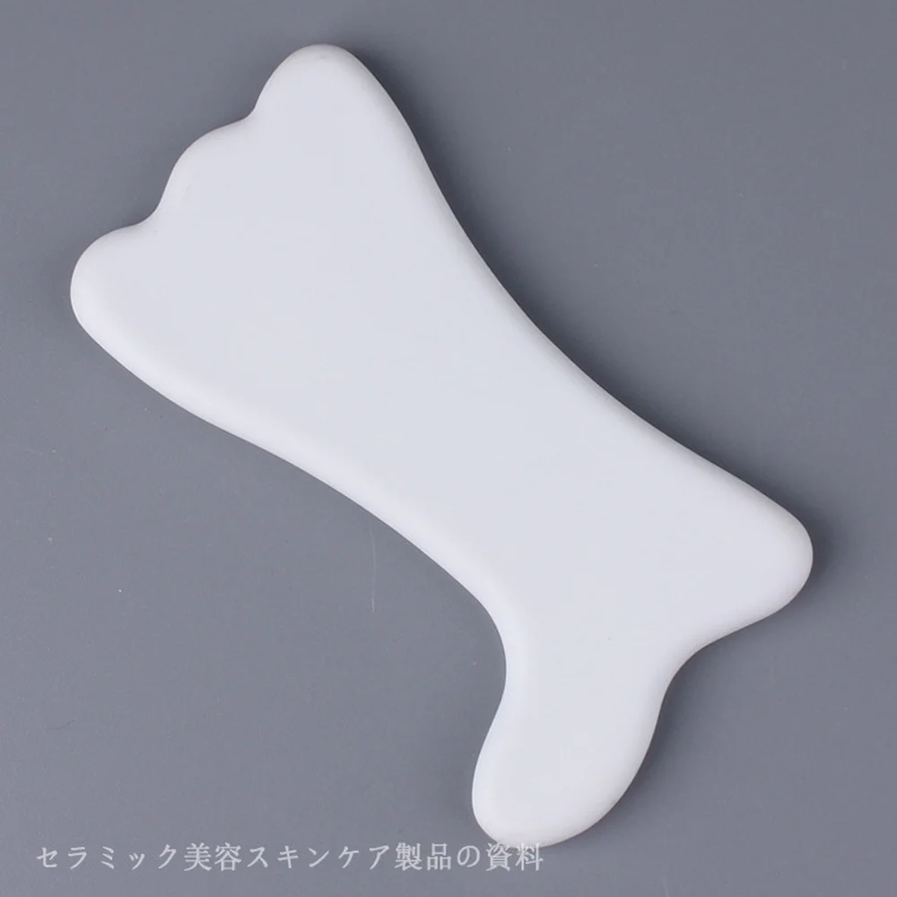 Ceramic facial massage plate ceramic beauty scraping bar body leg face eye scraping board plate wholesale Ceramic facial massage plate ceramic beauty scraping bar body leg face eye scraping board plate wholesale