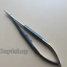 136 мм держатель иглы из Нержавеющей Стали Изогнутый щипцы для стоматологического офтальмологического использования