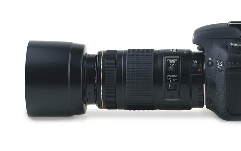 ET65B ET-65B Камера бленда LC-58 для Canon 100d 1000d 1100d 60d 70d 500d 600d 650d 700d EF 70-300 мм f/4-5,6 с объективом 58 мм
