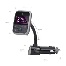 New Superior Quality Bluetooth LCD Car Bluetooth MP3 Player SD USB Remote FM Transmitter Modulator For Phone TR Comfortable