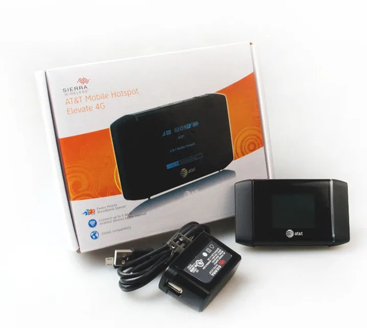 Wireless Sierra LTE NO CONTRACT 754S At&t Elevate 4G Mobile Hotspot 100Mbpsin Modems from