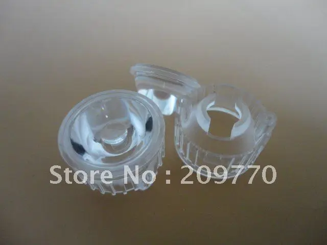 

Wholesale- LED lens 20MM 25degrees optical lens Contain bracket 1W 3W Reflector Collimator
