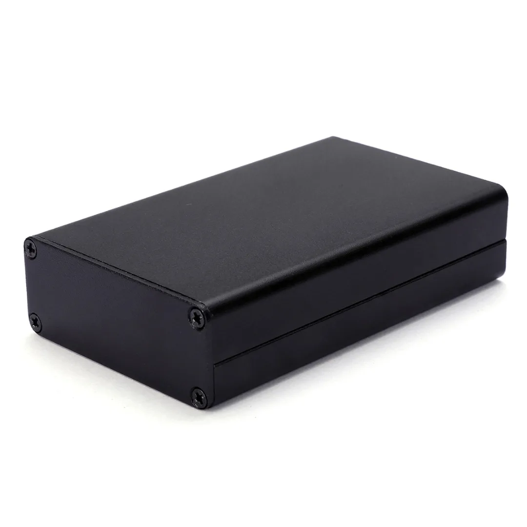 Черный Экструдированный алюминиевый корпус PCB ящик для инструментов DIY электронный проект корпус 80x50x20 мм