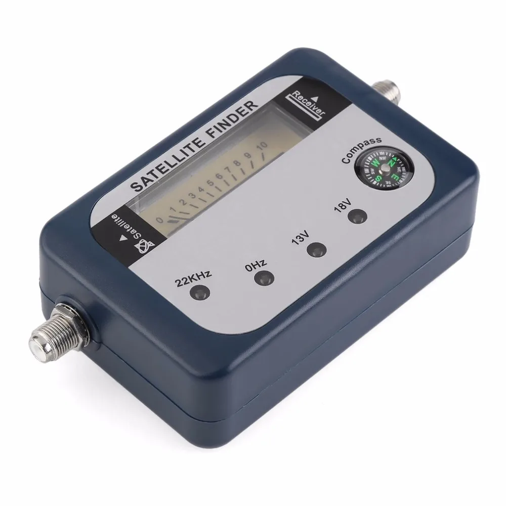 

Satellite Finder Signal Identifier Satellite Receiver TV Reception System Strength Meter Detector Pointer With Compass
