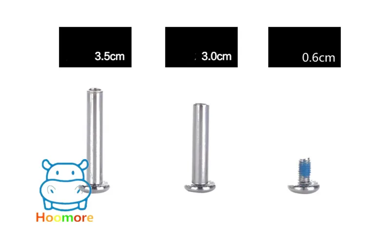 30 мм/35 мм детские роликовые коньки детская обувь для катания на коньках Болт Винт гвозди для Тормозного Блока катания на коньках колесо ось Rodas