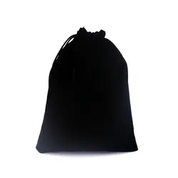 50 шт./лот черный бархатный мешок 15x20 см большой мешок ювелирных изделий пользу браслет ювелирные изделия Упаковочные пакеты бархат Drawstring
