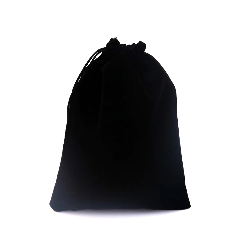 Buy 50pcs/lot Black Velvet Bag 15x20cm Big Jewelry Bag