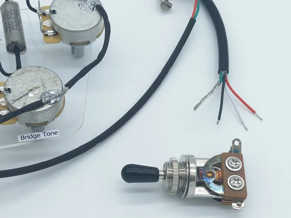 LP Electric Guitar Passive Pickup Wiring Harness ( 4x CTS 500K Pots ...