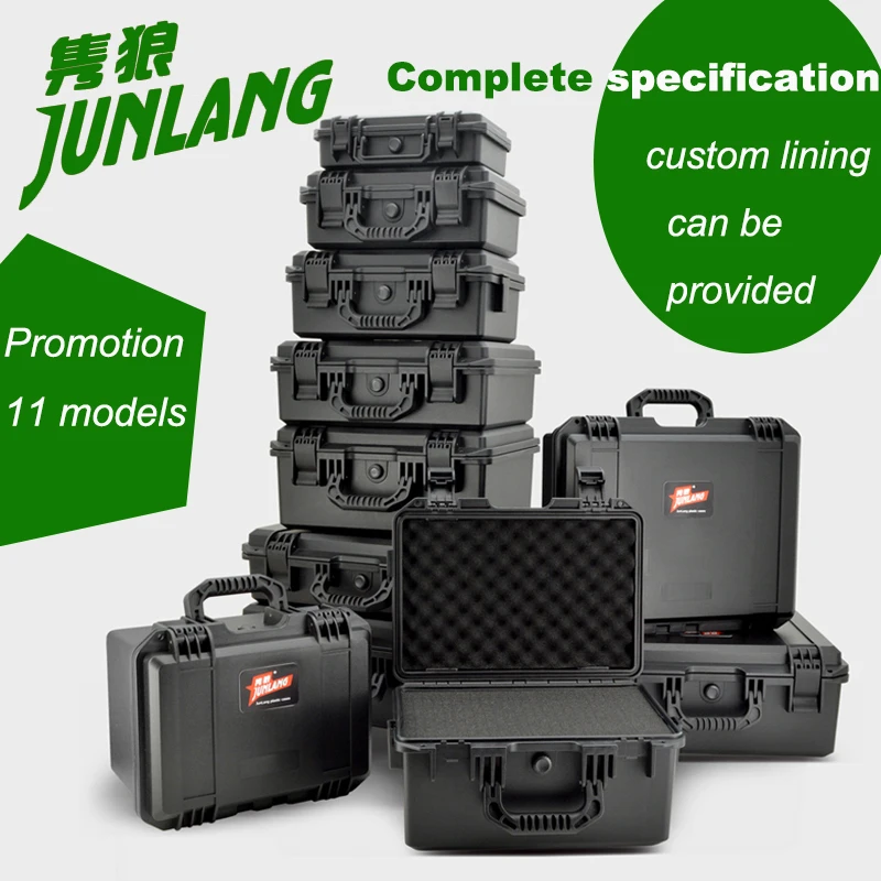Plastic safety box Photographic instrument Tool case Hardware toolbox Impact resistant sealed waterproof box with pre
