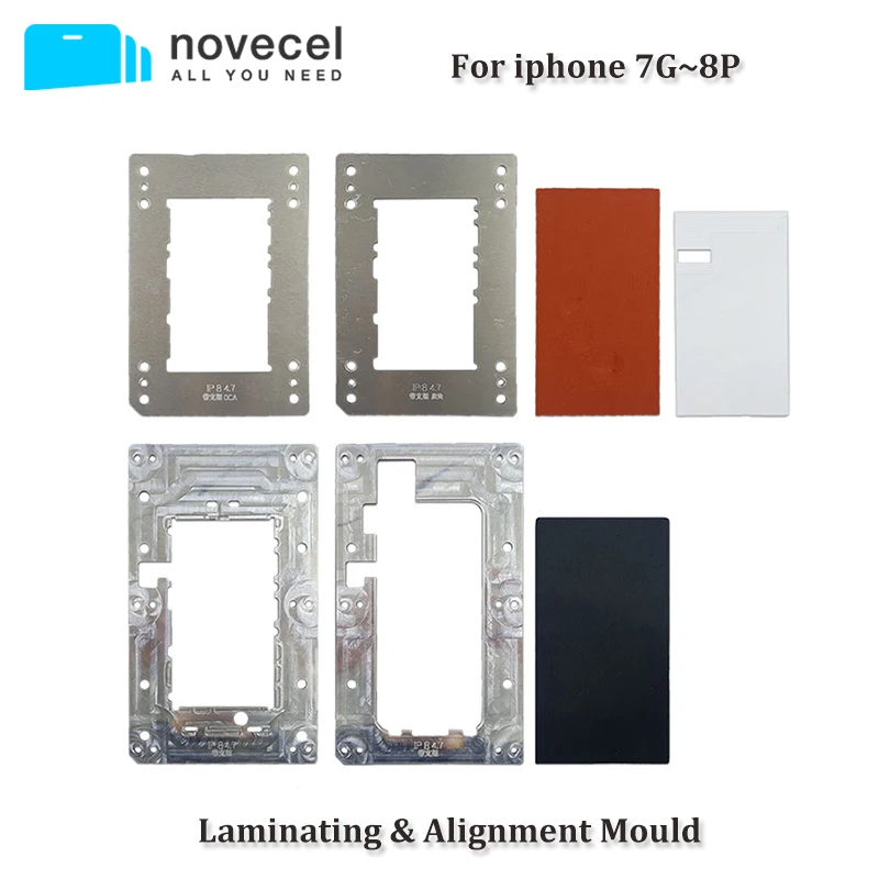 

Novecel Positioning Alignment Laminating Mold for iphone 7 8 Plus Compatible With YMJ Mould Q5 A5 BM01 Laminating Machine