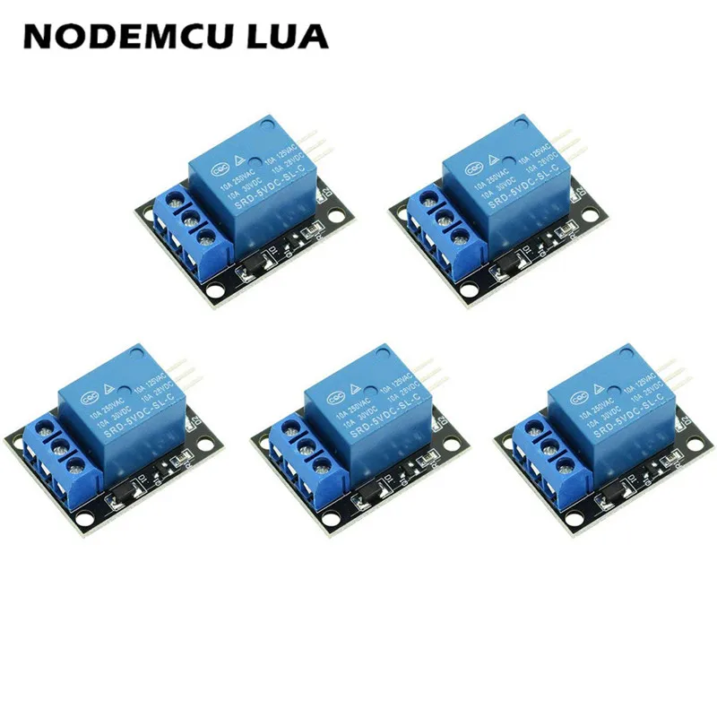 

5V 1 One Channel Relay Module Low Level for SCM Household Appliance Control for arduino DIY Kit 3D Printer Parts