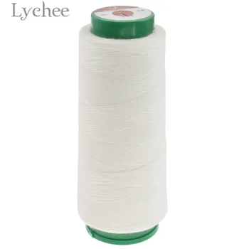 

Lychee Life 1000m Water Soluble Sewing Thread Raw White Thread DIY Sewing Supplies Accessories