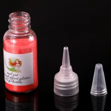 20 г/бутылка 12 видов цветов лазер Русалка ногтей Блеск порошок довольно градиентное мерцание пигмент с блестками порошок пыль лазер ногтей