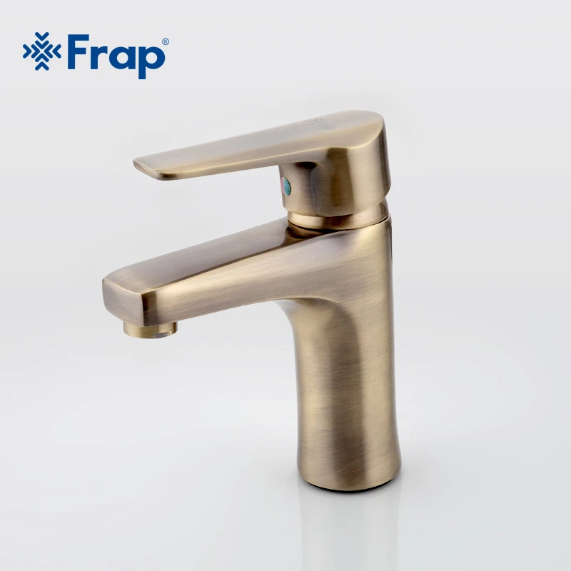 Billig Frap Bronze Becken wasserhahn Messing körper Armaturen Gemischte heiße und kalte wasserhähne F1030 4