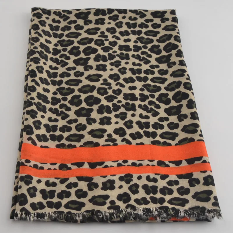 2019 осень-зима Leopard Dot шарф, шарф в полоску, принт шейный платок, принт leopardo, элитный бренд Foulards мусульманский хиджаб 90 см * 170 см