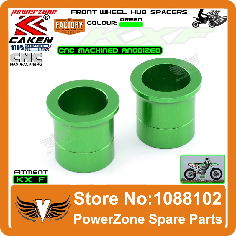 CNC Заготовка переднего колеса Ступицы Распорки подходит KX125 KX250 06 08 KXF250 KXF450 14