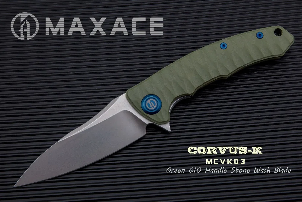 Maxace Corvus-K складной нож Походный нож K110 стальной нож stonewash