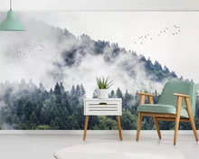 Beibehang Custom Mural Wallpaper Green plant forest flying bird mountain Photo wallpaper 3D TV background 3d wallpaper tapety цена Beibehang Custom Mural Wallpaper Green plant forest flying bird mountain Photo wallpaper 3D TV background 3d wallpaper tapety цены онлайн