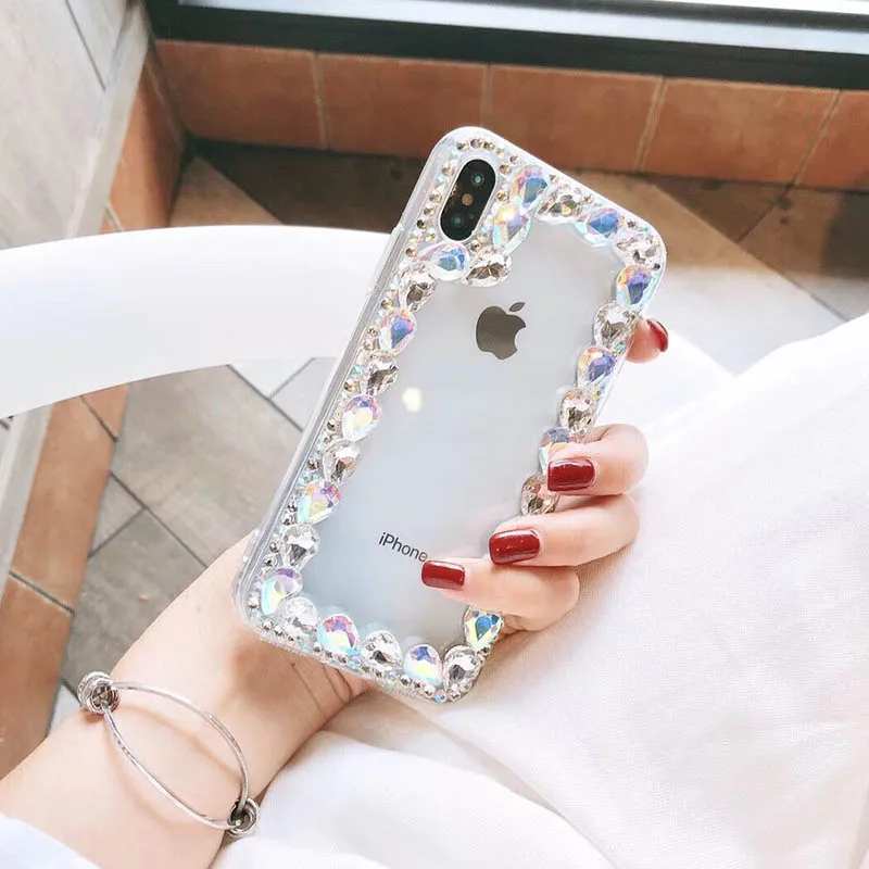 Роскошные ювелирное блеск чехол для телефона SAMSUNG Galaxy S8 плюс S9 PLUS Мода Стильный |