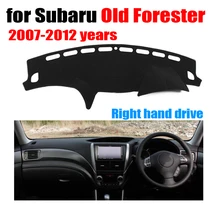 Чехлы для приборной панели автомобиля коврик для Subaru старый Forester 2007-2012 лет правым приводом