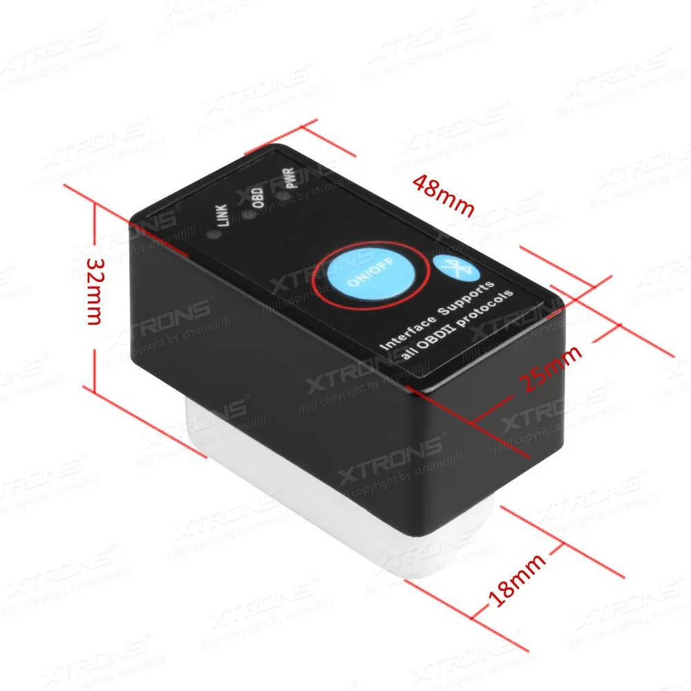 XTRONS высокое качество ELM327 OBD 2 инструмент автоматического сканирования Мини Bluetooth