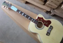Firehawk Custom Burlywood Spurce Top G J200 Acoustic Guitar SJ200 VS Single Cutaway Free Shipping
