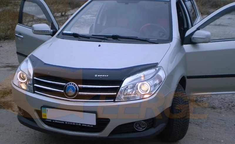 Для Geely MK Cross 2010 2011 2012 2013 Отлично ангельские глазки Ультра яркое освещение COB комплект светодиодов «глаза ангела»