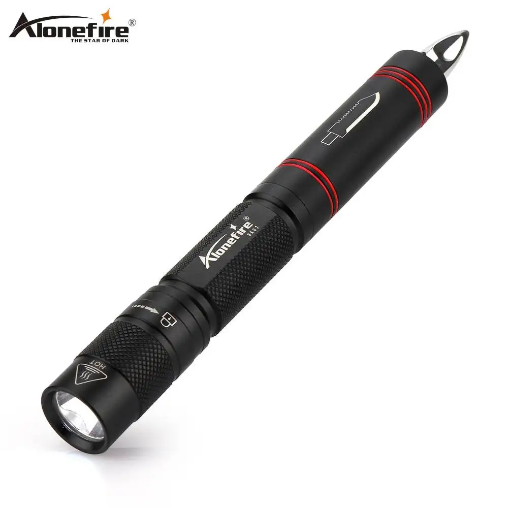 Светодиодный Многофункциональный фонарик AloneFire BK02 XPE Q5 фонарь тический с ножом