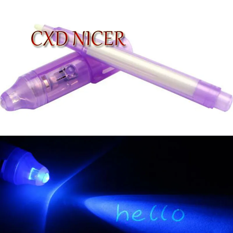 

Creative Children Invisible Ink Pen Led Uv Light Fluorescent Gel Pen Anti - Counterfeit Mark Ink Pen Magic Special DD369