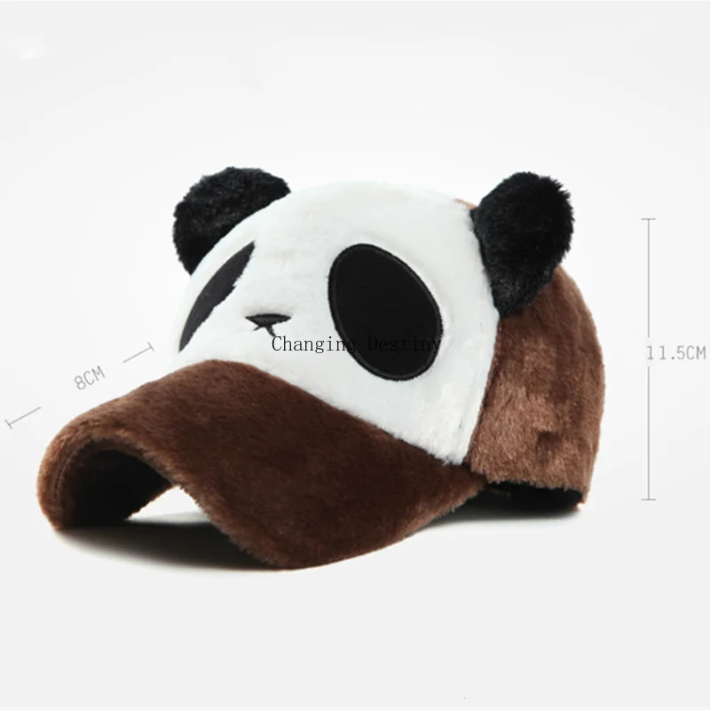 

Autumn Winter New Hot Sell Korean Edition Women's Hats Cartoon Panda Hat Girl's Keep Warm Fashion Baseball Caps 6 Colors