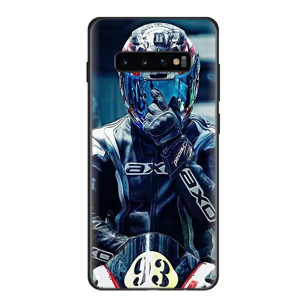 Moto Cross moto rcycle спортивный черный силиконовый чехол s для samsung Galaxy S10 Plus S10e S8 S9 Plus A30 A50 M20 M30 мягкий чехол - Цвет: 07